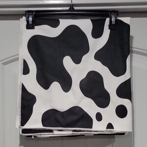 Cow Print-Black and White Towel